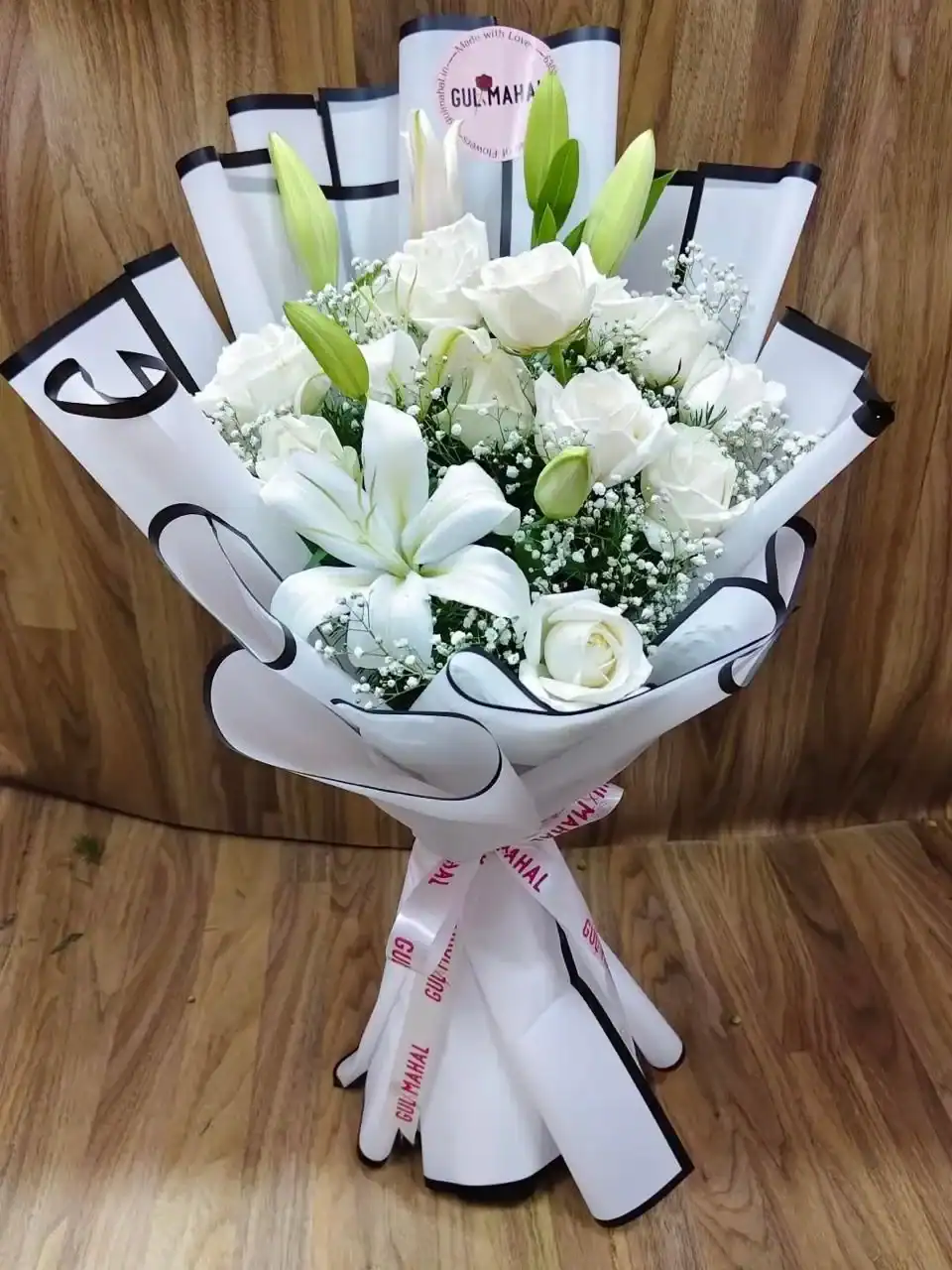 White Flowers Custom Bouquet