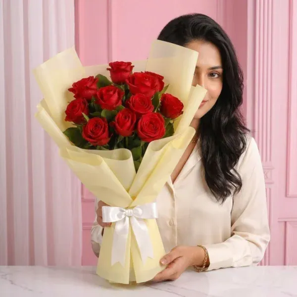 Beautiful Red Rose Bouquet