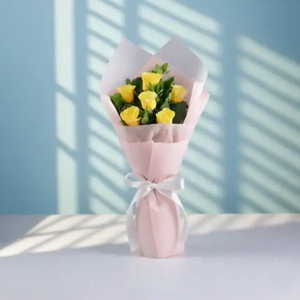 Beautiful Yellow Rose Bouquet