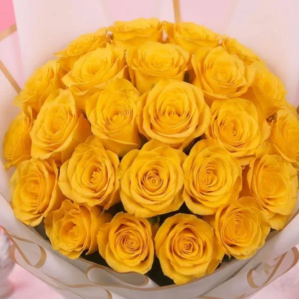 Beautiful Yellow Roses Bouquet