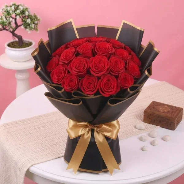 Gorgeous Red Roses Bouquet
