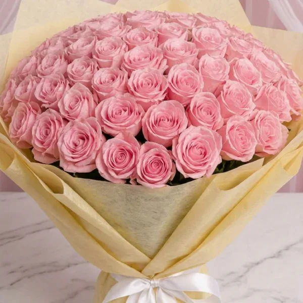 Pink Roses Bouquet