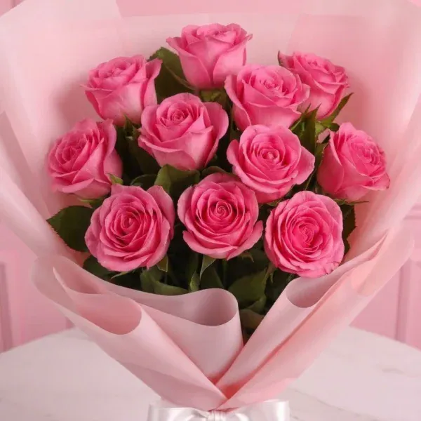 Pink Roses Bouquet