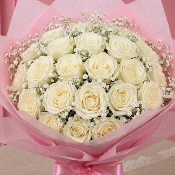 White Roses Bouquet