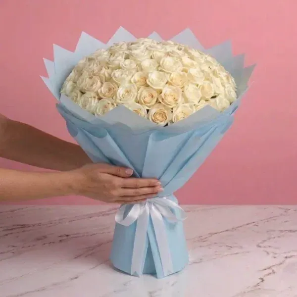 White Roses Bouquet
