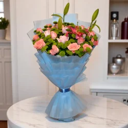 Premium Bouquet made with fresh flowers